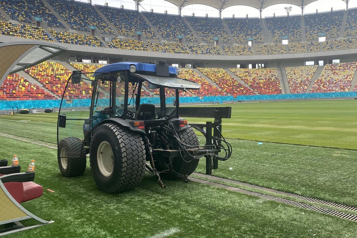 GSP.RO a intrat pe Arena Națională în ziua în care s-au finalizat lucrările la noul gazon » Cum arată terenul de 500.000 de euro
