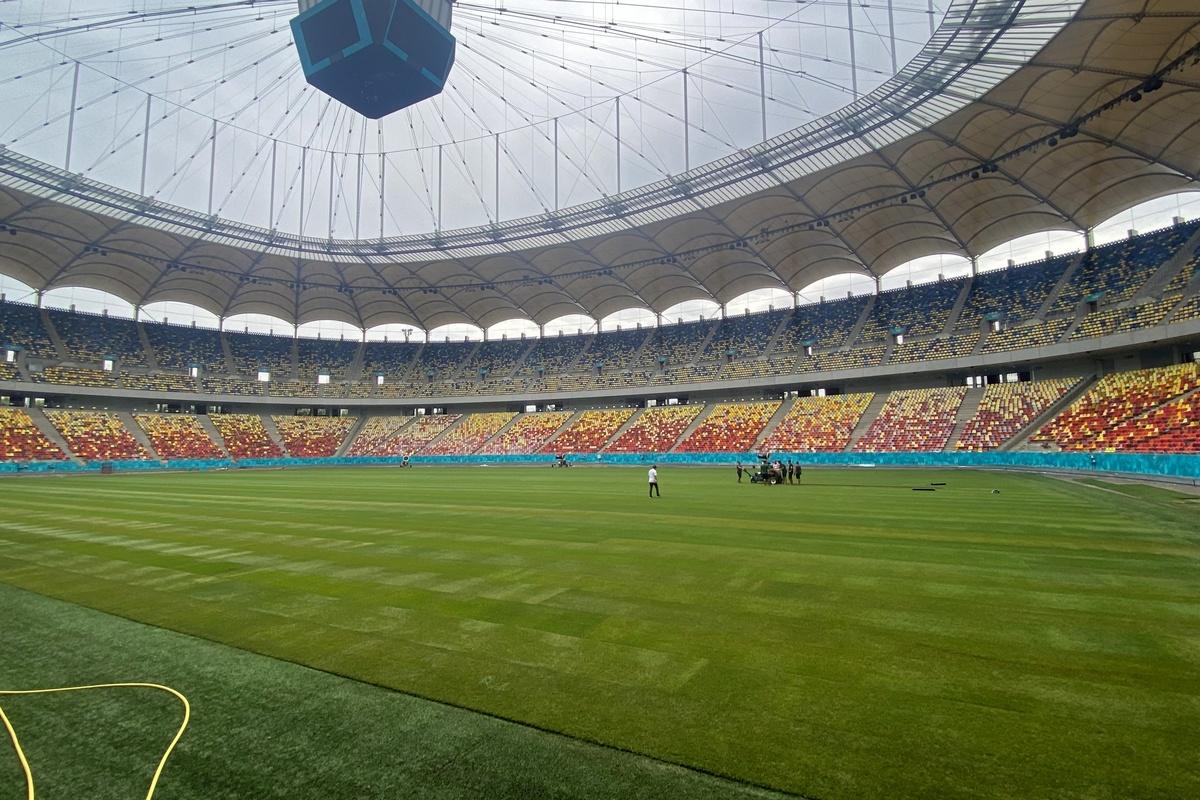 GSP.RO a intrat pe Arena Națională în ziua în care s-au finalizat lucrările la noul gazon » Cum arată terenul de 500.000 de euro
