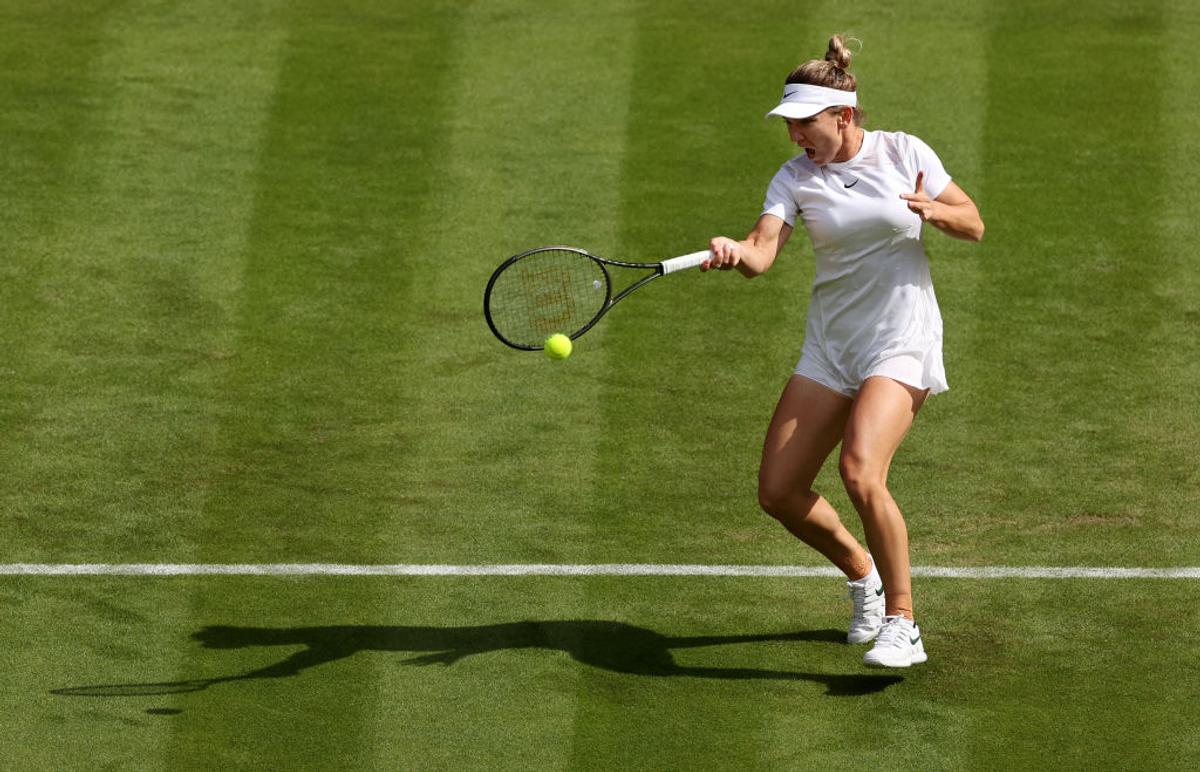 Simona Halep pictează pe iarba de la Wimbledon » Prestație magnifică în fața cehoaicei Muchova + cine e adversara din turul II