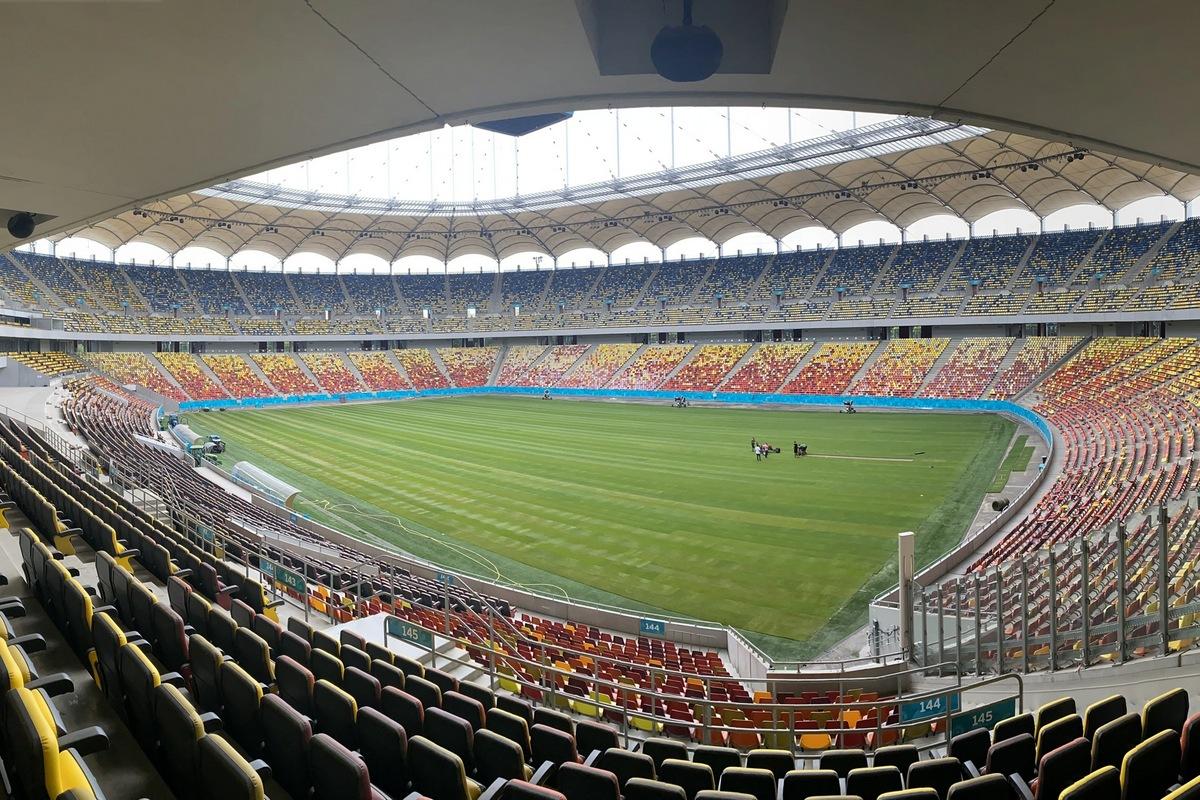 GSP.RO a intrat pe Arena Națională în ziua în care s-au finalizat lucrările la noul gazon » Cum arată terenul de 500.000 de euro