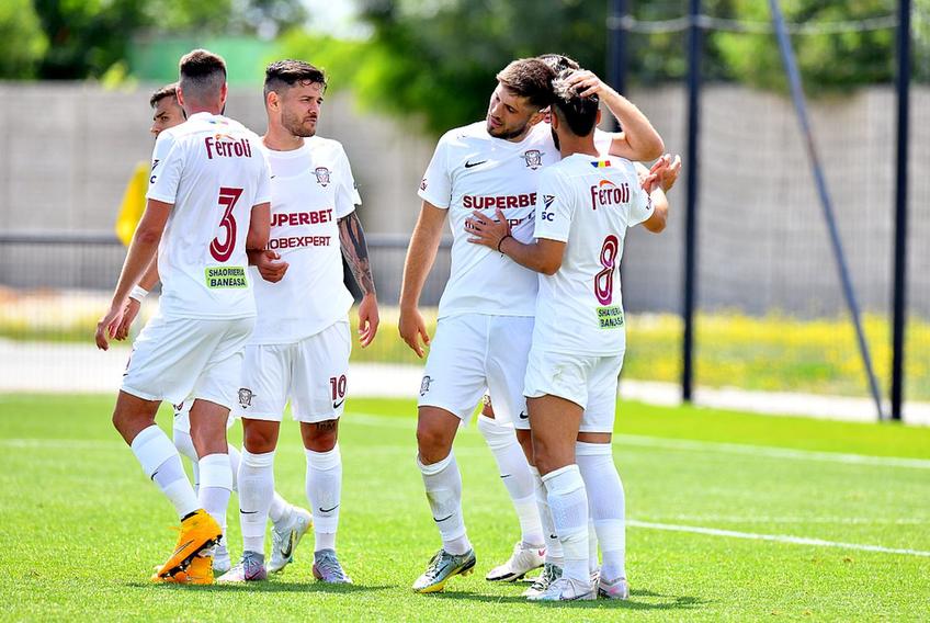 Paul Iacob a înscris în Rapid - Dunajska Streda 1-1 // foto: Cristi Preda, GSP