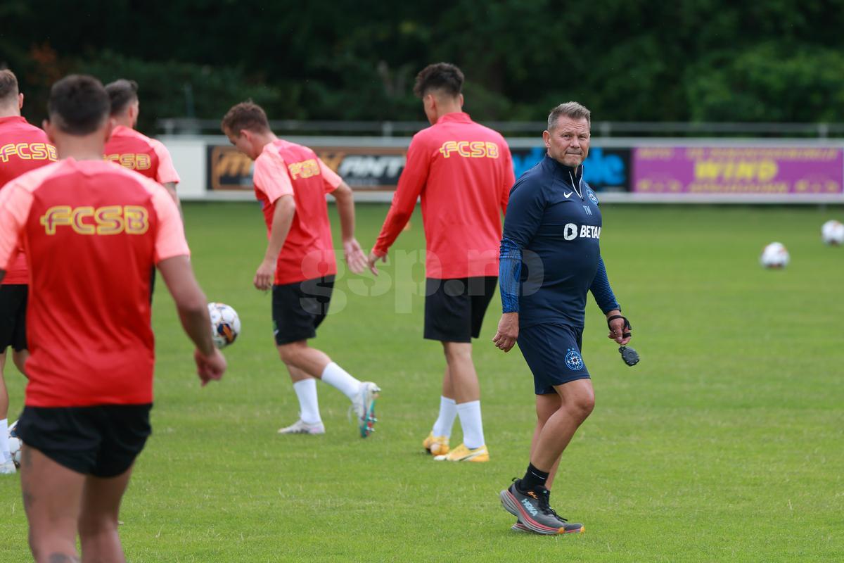 „Să consemnați cu exactitate cine a câștigat!” » SHOW cu MM, Charalabous și Mache la fotbal-tenis, în cantonamentul FCSB