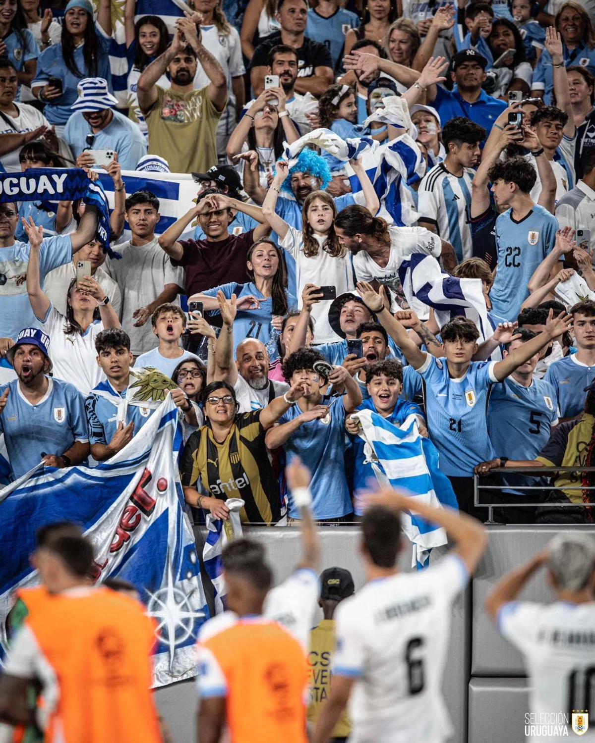 Credeați că le-ați văzut pe toate la Euro? Fanii din Uruguay sunt la alt nivel: mixt de frumusețe și culoare