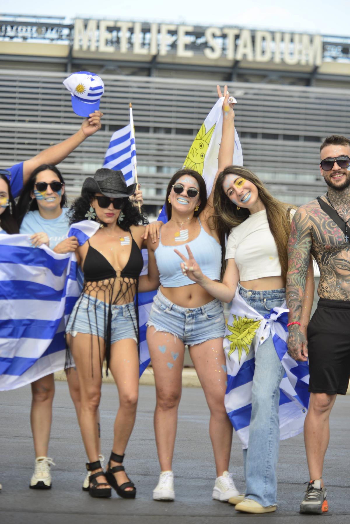 Fanii din Uruguay fac spectacol la Copa America