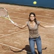 2006. Raluca Olaru după câștigarea titlului la dublu în turneul junioarelor de la US Open alături de Mihaela Buzărnescu FOTO Cristi Preda