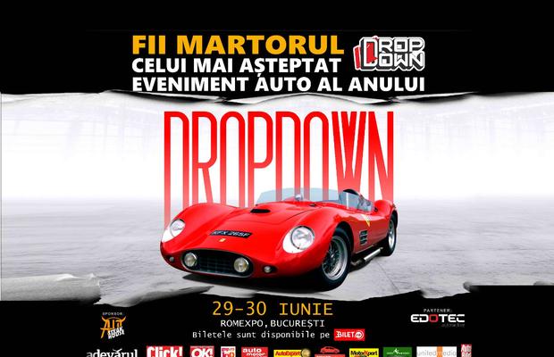 Taxi drift la cea de-a doua ediție DROPDOWN, pe 29 și 30 iunie, la Romexpo