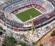 Stadiul actual al lucrărilor de reconstrucție ale Spotify Camp Nou, pe care Barcelona va reveni pe 10 august / Foto: FC Barcelona
