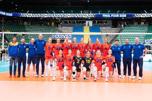 Naționala feminină de volei a României/Foto: Federația Română de Volei