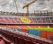 Stadiul actual al lucrărilor de reconstrucție ale Spotify Camp Nou, pe care Barcelona va reveni pe 10 august / Foto: FC Barcelona