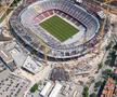 Stadiul actual al lucrărilor de reconstrucție ale Spotify Camp Nou, pe care Barcelona va reveni pe 10 august / Foto: FC Barcelona