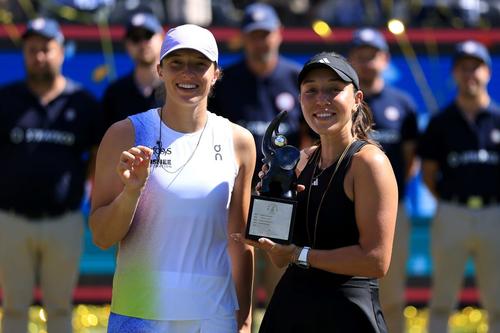 Iga Swiatek și Jessica Pegula, finalistele de la Bad Homburg Foto: Guliver/GettyImages