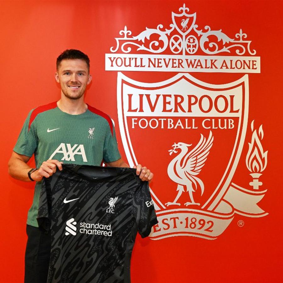 Freddie Woodman, noul portar al lui Liverpool. Foto: X Liverpool a ajuns la al cincilea transfer în această perioadă de mercato