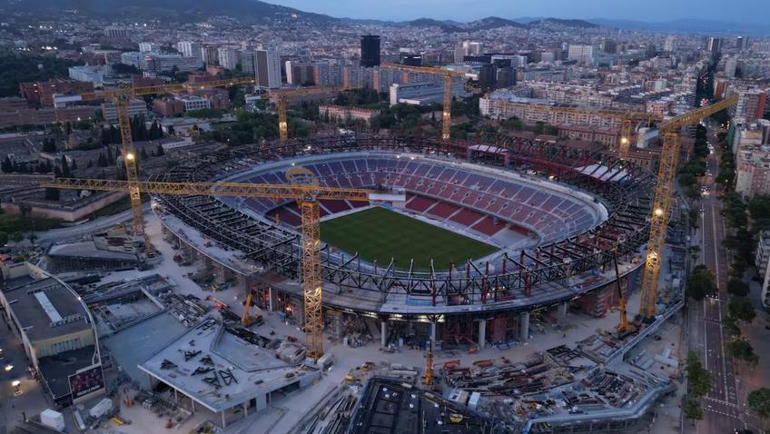 Imagine din dronă a noului Spotify Camp Nou / Foto: FC Barcelona