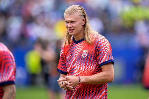 Erling Haaland a fost rezervă cu Franța/ foto Imago Images