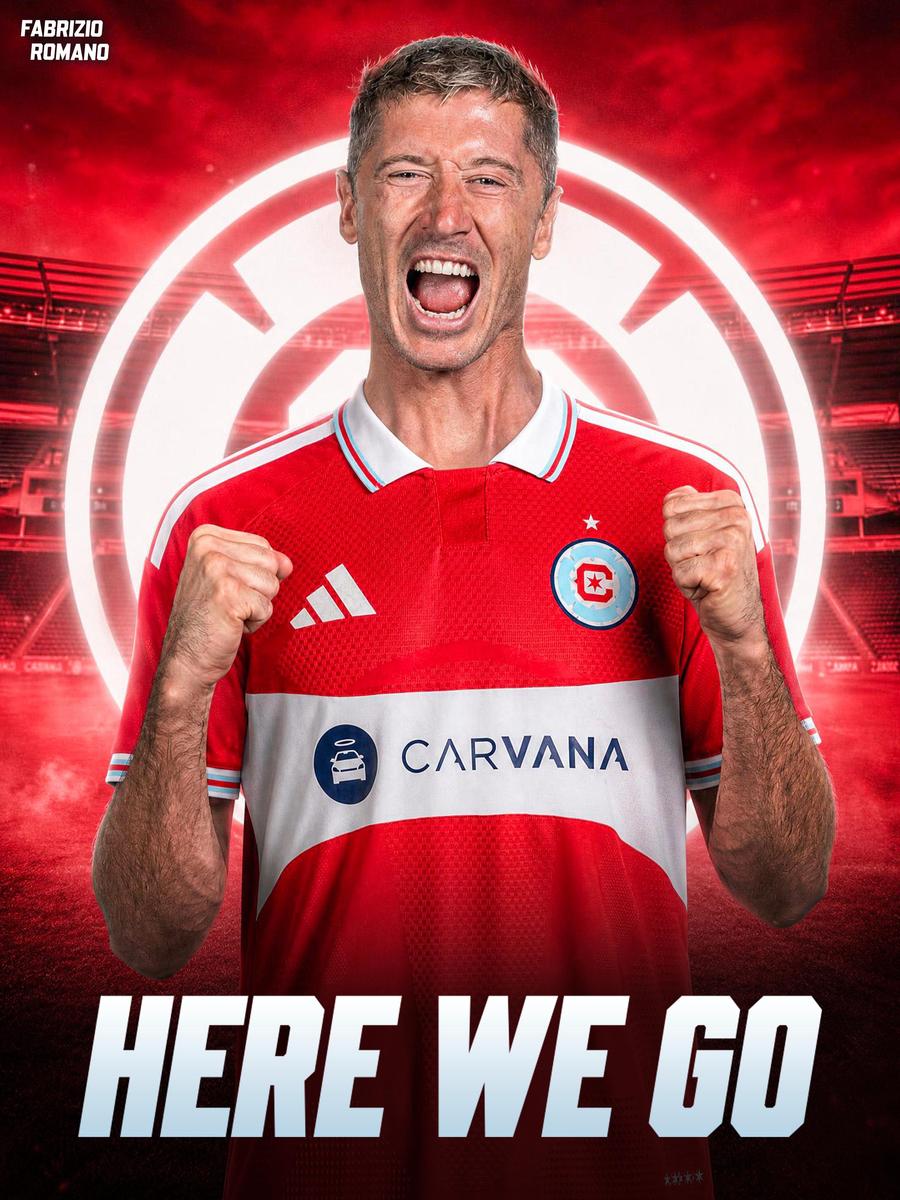 Robert Lewandowski a ales! Va juca în MLS, la Chicago Fire // FOTO: X Gata, Robert Lewandowski a ales și semnează cu noua echipă!