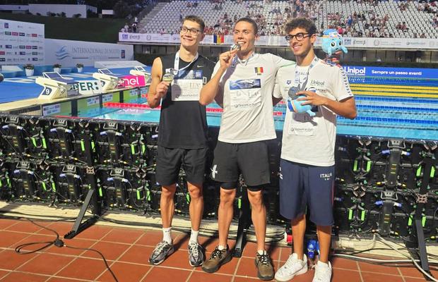 Roma e a lui David Popovici! AUR și la 200 metri liber în Trofeo Settecolli » RECORD al competiției