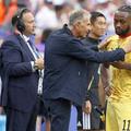 Carlos Queiroz, aici alături de unul dintre cei mai importanți jucători ai lui, Antoine Semenyo // foto: Imago Images