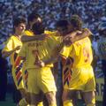 Florin Răducioiu (numărul 9) la Mondialul din 1994, unde a reușit patru goluri // foto: Imago
