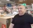 Agent de pază Kaufland scuipă client