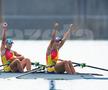 Canotoarele Ancuța Bodnar și Simona Radiș obțin primul titlu olimpic românesc la canotaj, după 13 ani! foto: Raed Krishan/GSP
