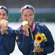 Canotoarele Ancuța Bodnar și Simona Radiș obțin primul titlu olimpic românesc la canotaj, după 13 ani! foto: Raed Krishan/GSP