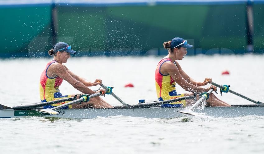 Canotoarele Ancuța Bodnar și Simona Radiș obțin primul titlu olimpic românesc la canotaj, după 13 ani! foto: Raed Krishan/GSP