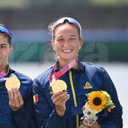 Canotoarele Ancuța Bodnar și Simona Radiș obțin primul titlu olimpic românesc la canotaj, după 13 ani! foto: Raed Krishan/GSP