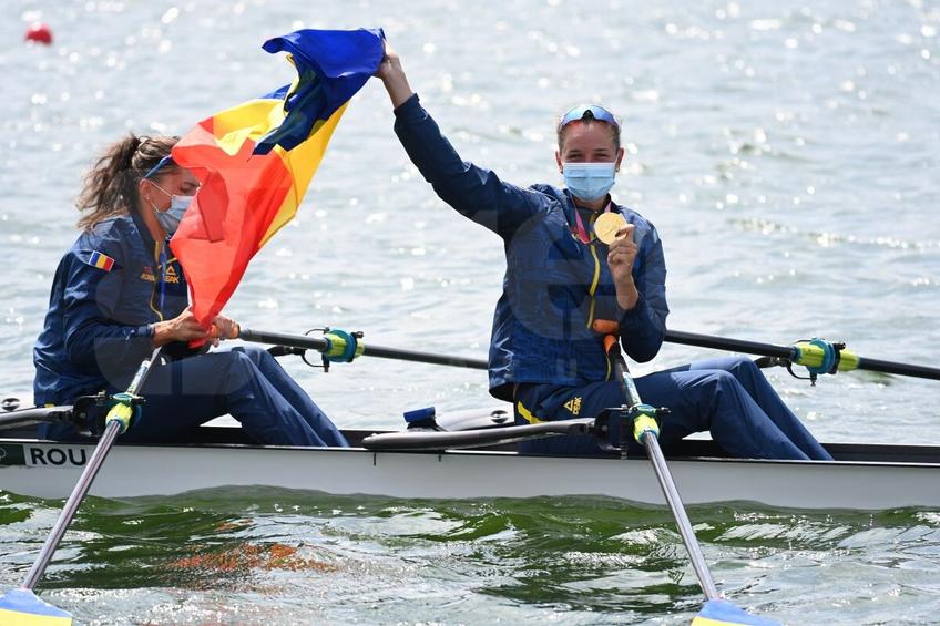 Canotoarele Ancuța Bodnar și Simona Radiș obțin primul titlu olimpic românesc la canotaj, după 13 ani! foto: Raed Krishan/GSP
