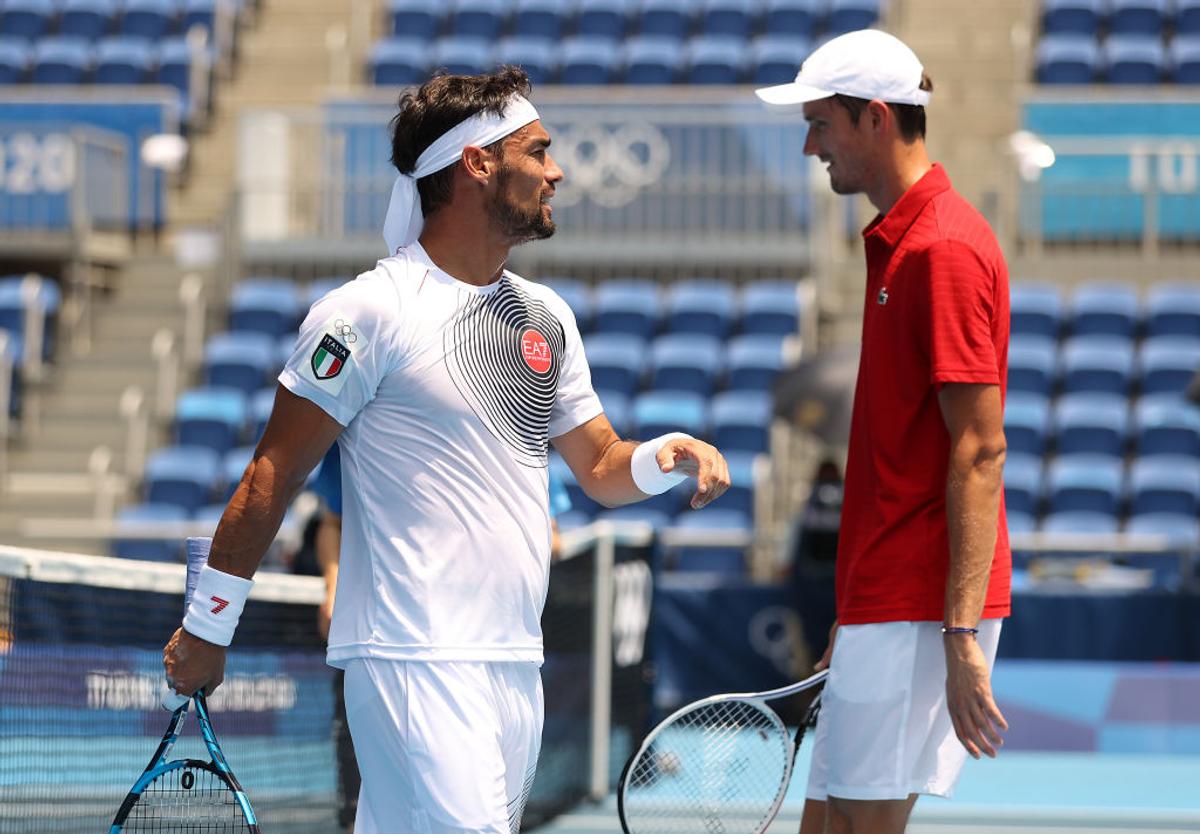 Momente teribile în disputa Medvedev - Fognini de la Jocurile Olimpice
