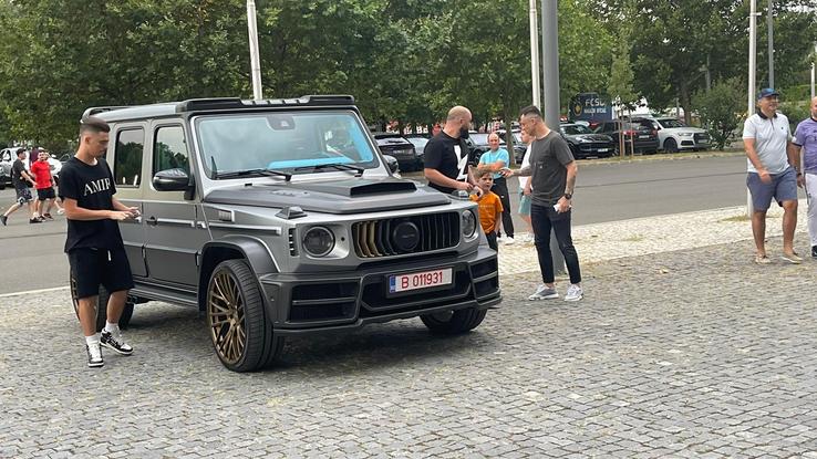 Mirel Rădoi și spectaculosul său Mercedes-Benz G-Class, foto: Vlad Nedelea / GSP