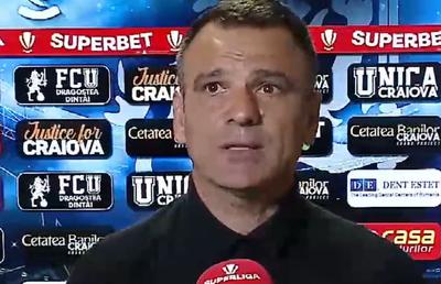 Toni Petrea, după FCU Craiova - U Cluj 3-4: „Nu avem voie să primim atâtea goluri”