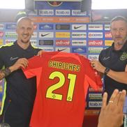 Vlad Chiricheș și Mihai Stoica, după revenirea fundașului la FCSB (foto: Cătălin Stroia)