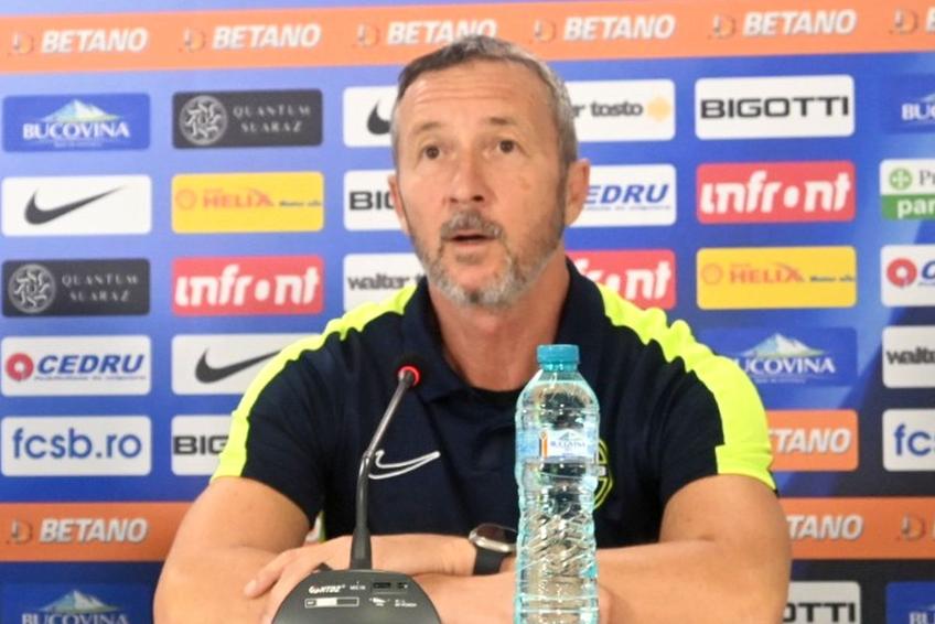 Mihai Stoica, la conferința de vineri / foto: Cătălin Stroia (GSP)