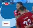Gestul lui Ștefan Bodișteanu în Farul - Botoșani, foto: captură de ecran Prima Sport