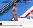 Un spectator a intrat în bazin la Jocurile Olimpice