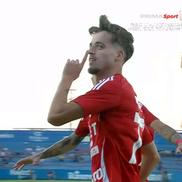 Gestul lui Ștefan Bodișteanu în Farul - Botoșani, foto: captură de ecran Prima Sport