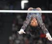 Simone Biles, în timpul calificărilor de gimnastică de la JO