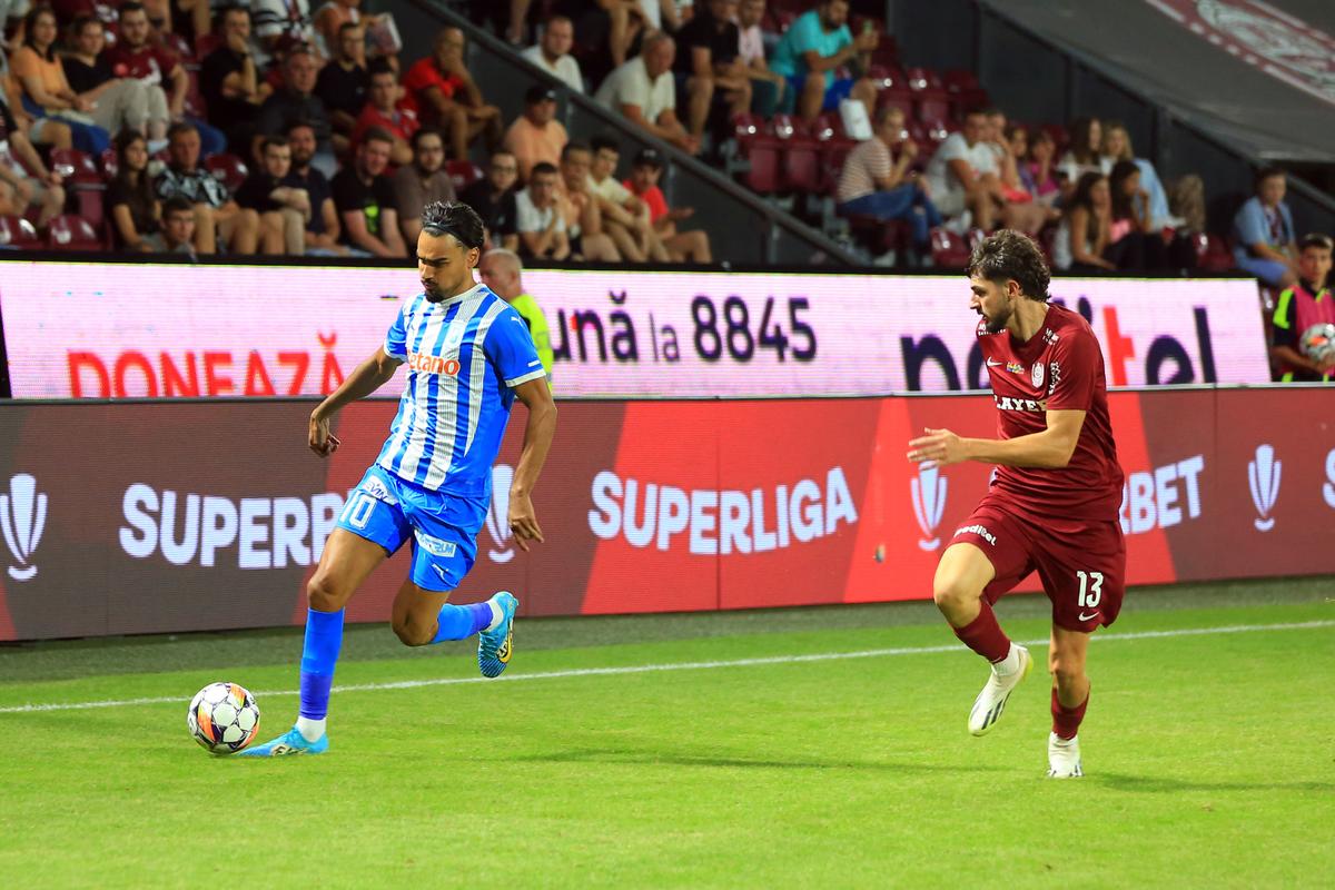 CFR Cluj - Universitatea Craiova 0-2 » Oltenii fac spectacol în Gruia și așteaptă cu încredere returul cu Maribor! Dan Petrescu pierde primul derby al sezonului