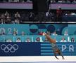 Simone Biles, în timpul calificărilor de gimnastică de la JO