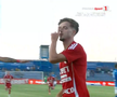 Gestul lui Ștefan Bodișteanu în Farul - Botoșani, foto: captură de ecran Prima Sport