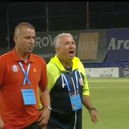 Dan Petrescu, un car de nervi în CFR Cluj - Universitatea Craiova, foto: captură de ecran Digi Sport