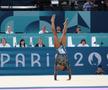 Simone Biles, în timpul calificărilor de gimnastică de la JO