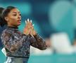 Simone Biles, în timpul calificărilor de gimnastică de la JO