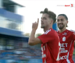 Gestul lui Ștefan Bodișteanu în Farul - Botoșani, foto: captură de ecran Prima Sport