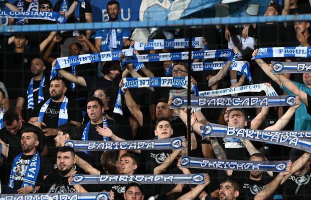 Moment neprevăzut la Ovidiu » Ce au putut să scandeze fanii Farului la finalul eșecului cu FC Botoșani