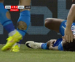 Mohammed Kamara, intrare extrem de dură la Luis Paradela