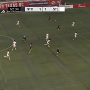 Enes Sali a reușit al 7-lea gol pentru North Texas SC, satelitul FC Dallas / Foto: North Texas SC (X)
