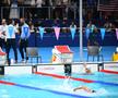 David Popovici, încălzire sub ochii lui Michael Phelps