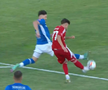 Gestul lui Ștefan Bodișteanu în Farul - Botoșani, foto: captură de ecran Prima Sport