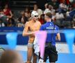 David Popovici, încălzire sub ochii lui Michael Phelps